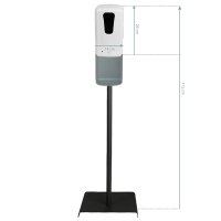 BEZDOTYKOWA BAZA Z DOZOWNIKIEM DO PŁYNU DO DEZYNFEKCJI SPRAY 8600 