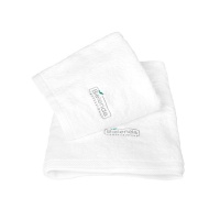 BIELENDA Ręcznik frotte z LOGO 50 x 100 - biały