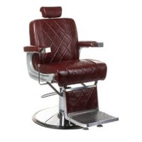 Fotel barberski ODYS BH-31825M Wiśniowy