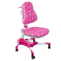 Fotel dla dzieci do biurka BX-001 Różowy