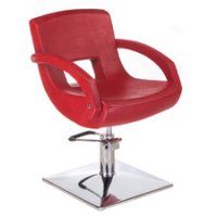 Fotel fryzjerski Nino BH-8805 czerwony-ostatnia sztuka