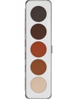 KRYOLAN-EYE SHADOW / PALETA 5 KOL CIENI DO POWIEK SHADING
