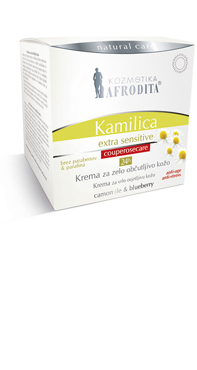 Kozmetika Afrodita - CAMOMILE - Krem 24h przeciwzmarszczkowy EXTRA SENSITIVE - 50 ml