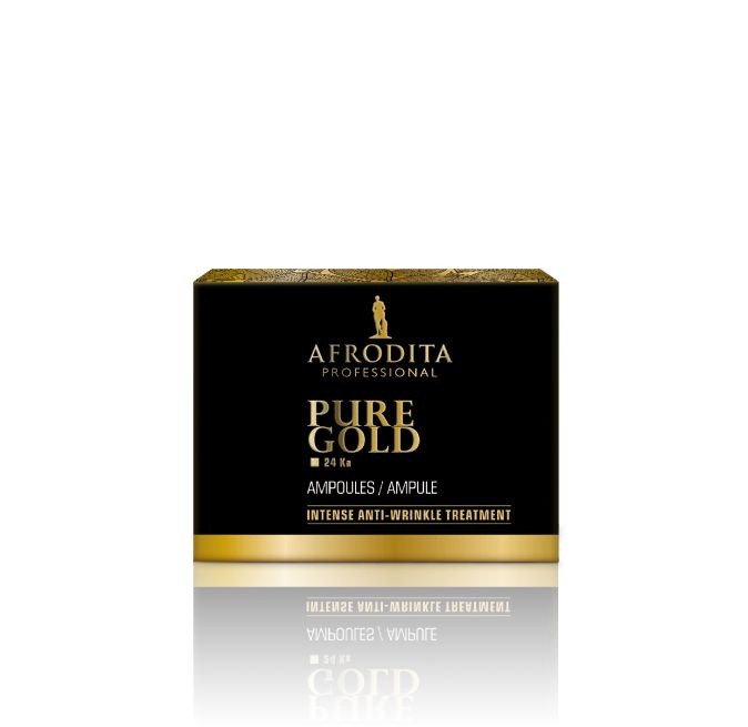 Kozmetika Afrodita - Gold 24 Ka - luksusowe ampułki ze złotem- 5 x 1,5ml