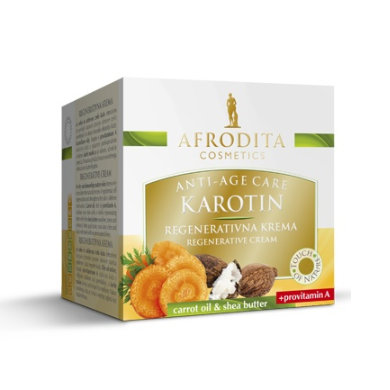 Kozmetika Afrodita - Karotin - Krem regenerujący przeciwzmarszczkowy 35+ 50 ml