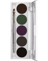 KRYOLAN-CAKE EYE LINER SET / PALETA 5 KOL EYELINERA W KAMIENIU-STANDARD 2