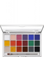 KRYOLAN-COLORING VISION PALETTE 18 COLORS / TŁUSTA FARBA DO MAKIJAŻU / VIVID