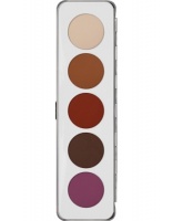 KRYOLAN-EYE SHADOW / PALETA 5 KOL CIENI DO POWIEK MATT