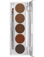 KRYOLAN-EYEBROW POWDER PALETTE 5 COLORS / PUDER DO STYLIZACJI BRWI