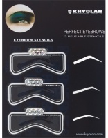 KRYOLAN-EYEBROW STENCILS / SZABLONY DO STYLIZACJI I REGULACJI BRWI  #2