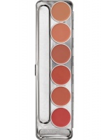 KRYOLAN-LIP ROUGE PALETTE 6 COLORS / SZMINKI DO UST / STANDARD 1