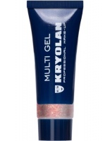 KRYOLAN-MULTI GEL GLITTER 10 ML / GRUBY ŻEL BROKATOWY DO CIAŁA I WŁOSÓW-PASTEL PINK