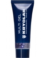 KRYOLAN-MULTI GEL GLITTER 10 ML / GRUBY ŻEL BROKATOWY DO CIAŁA I WŁOSÓW-PURPLE