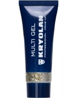 KRYOLAN-MULTI GEL GLITTER 10 ML / GRUBY ŻEL BROKATOWY DO CIAŁA I WŁOSÓW-LIGHT GOLD