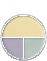 KRYOLAN-ULTRA FOUNDATION TRIO / KÓŁKO PODKŁADÓW KRYJĄCYCH DO TWARZY / NO. 1