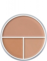 KRYOLAN-ULTRA FOUNDATION TRIO / KÓŁKO PODKŁADÓW KRYJĄCYCH DO TWARZY / NO. 2