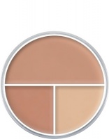 KRYOLAN-ULTRA FOUNDATION TRIO / KÓŁKO PODKŁADÓW KRYJĄCYCH DO TWARZY / NO. 3