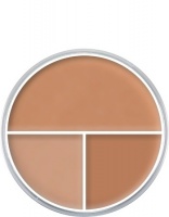 KRYOLAN-ULTRA FOUNDATION TRIO / KÓŁKO PODKŁADÓW KRYJĄCYCH DO TWARZY / NO. 4