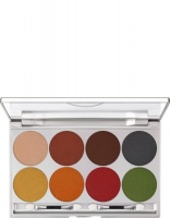 KRYOLAN-VIVA BRILLIANT COLOR PALETTE 8 COLORS / CIENIE DO POWIEK FR 2