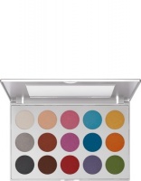 KRYOLAN-VIVA BRILLIANT COLOR PALETTE 15 COLORS / CIENIE DO POWIEK