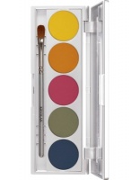 KRYOLAN-VIVA COLOR PALETTE 5 COLORS / CIENIE DO POWIEK FLEUR