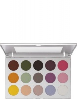 KRYOLAN-VIVA MATT COLOR PALETTE 15 COLORS / CIENIE DO POWIEK