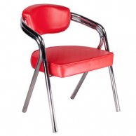 Krzesło do poczekalni BD-4511 czerwone