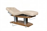 SPA Łóżko do masażu - podgrzewana leżanka kosmetyczna Luna H PLUS beżowa