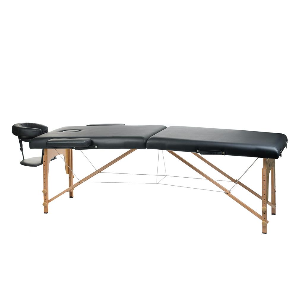 Stół, składane łóżko do masażu i rehabilitacji BS-523 - kolor czarny