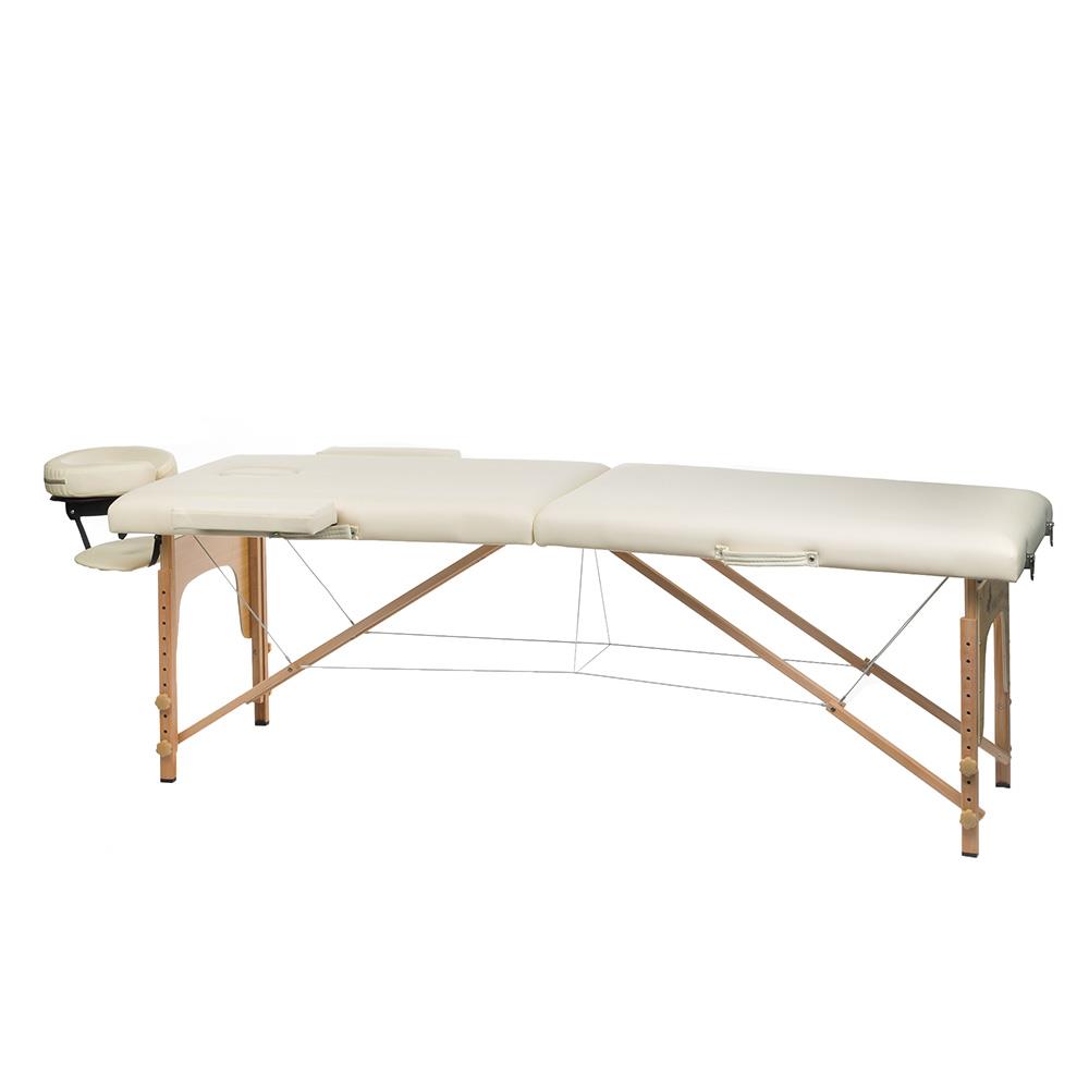 Stół, składane łóżko do masażu i rehabilitacji BS-523 - kolor kremowy