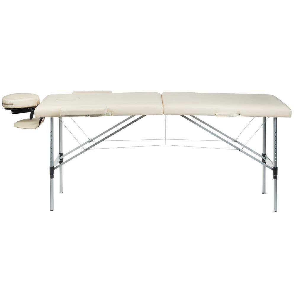 Stół, składane łóżko do masażu i rehabilitacji BS-723 - kolor kremowy