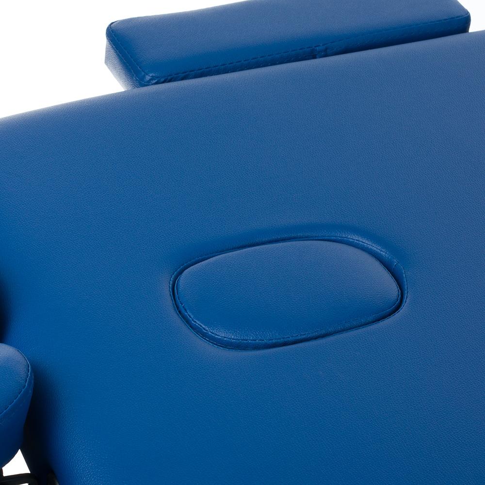 Stół, składane łóżko do masażu i rehabilitacji BS-723 - kolor niebieski