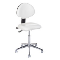 Taboret medyczny z oparciem BD-Y931 Biały